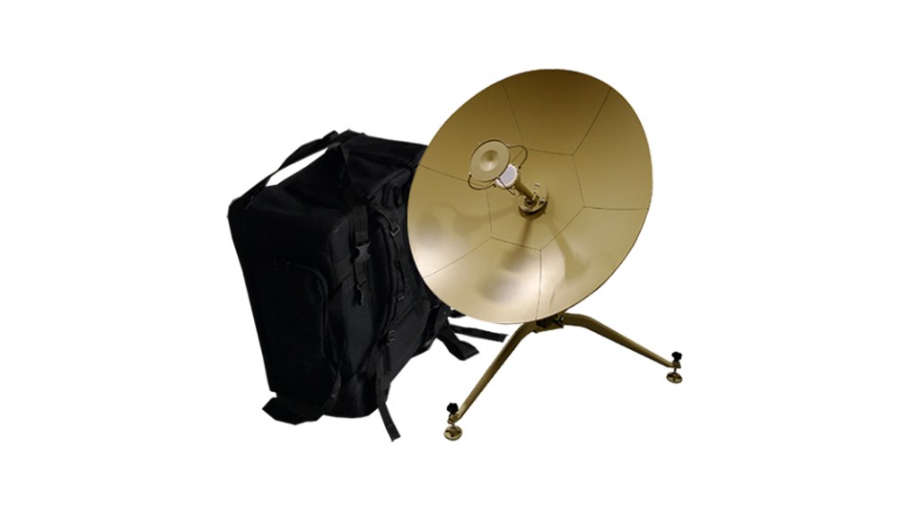 Norsat International Inc. - Journey ManPack 0.9 m Ku-Band Manual Acquire Antenna Satellite Terminals