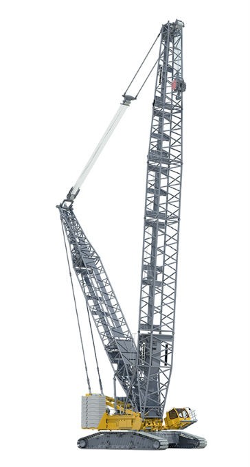 The new Liebherr LR 1500 crawler crane delivers the load capacity of a 500-tonne model with the dimensions and weights of a 400-tonne crane.