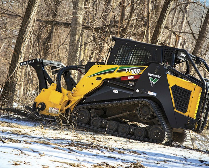 Vermeer Forestry Tractor with Customizable Mulcher Attachment