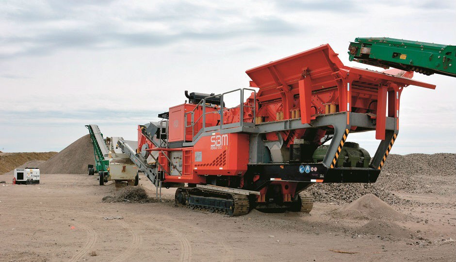 Recycling at the landfill 