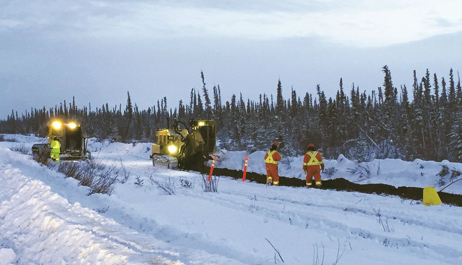 Trenching in the Arctic 