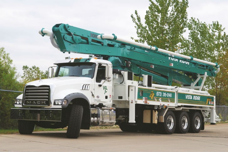 Schwing S 46 SX Available on Mack Granite 