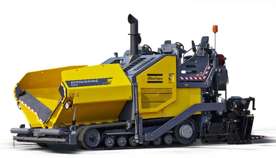 Atlas Copco’s F800T tracked paver is the newest addition to its highway class pavers and enhances productivity through operator comfort and high visibility.