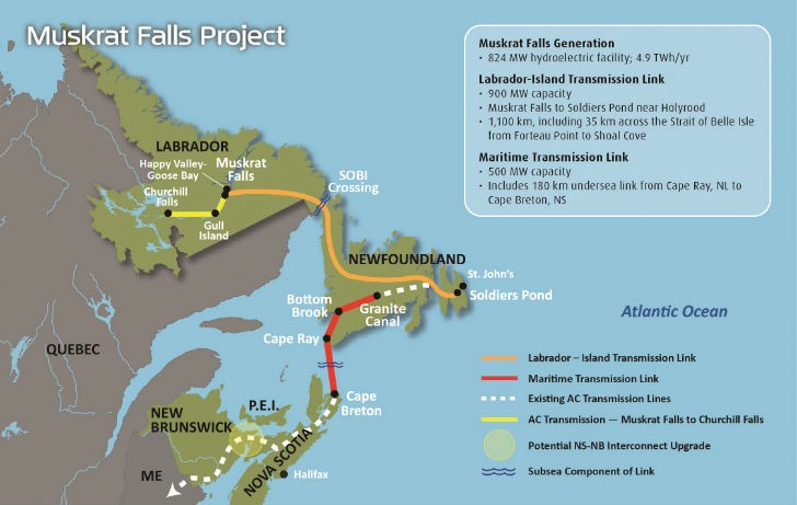 The Strait of Belle Isle Marine Crossing is part of a multi-billion-dollar project to move hydroelectric power from Labrador to Newfoundland. Electricity will be generated by new dams on the Lower Churchill River. Images courtesy of Nalcor. The Strait of Belle Isle Marine Crossing is part of a multi-billion-dollar project to move hydroelectric power from Labrador to Newfoundland. Electricity will be generated by new dams on the Lower Churchill River. Images courtesy of Nalcor.