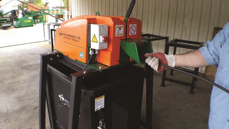 450 DX Scrap Chopper allows for more efficient, affordable recycling of scrap banding