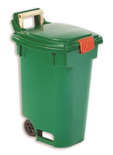 Orbis’ Green Bin2 curbside organics cart is designed to keep odours in and keep pests such as raccoons out.