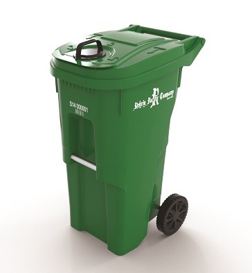 Rehrig’s new EnviroGuard organics cart includes rodent-resistant advanced locking mechanism