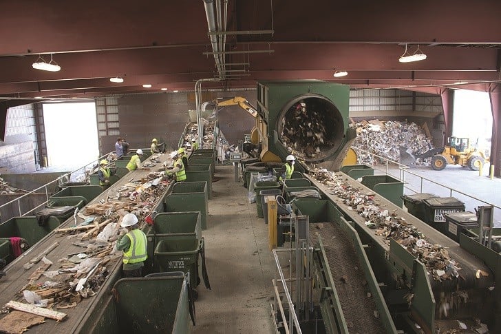 GK SXS Screen and equipment installed at the Peconic Recycling and Transfer Station.