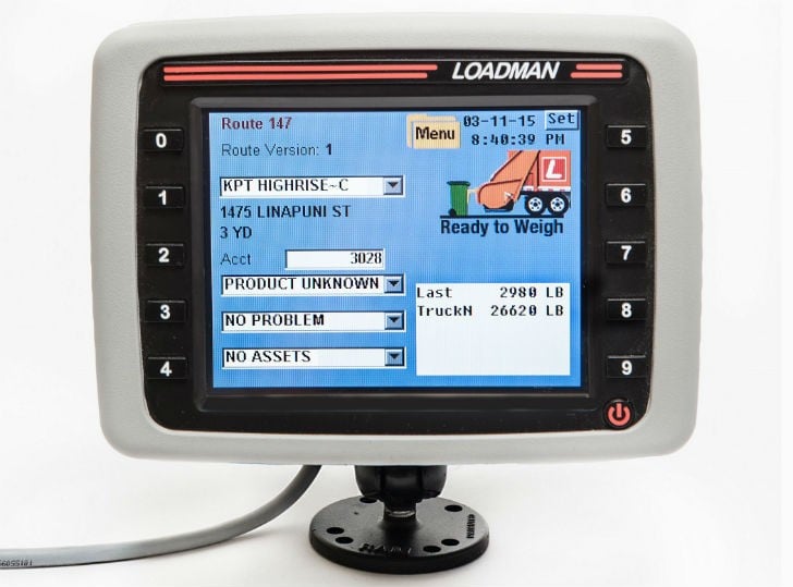LoadMan In-cab Computers and Displays provide operators with all the weight information they need .