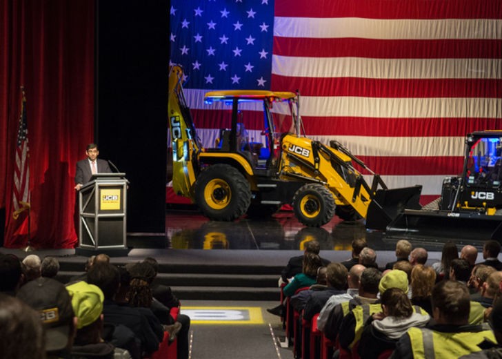 JCB hosted the kick-off I Make America event at its North American Headquarters in January.