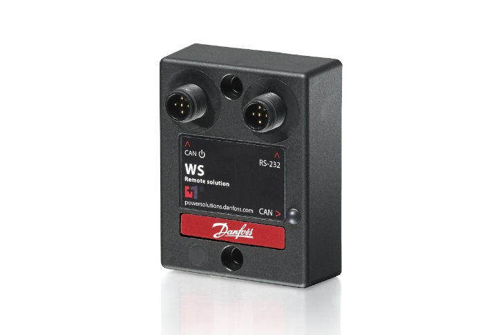 The Danfoss telematics solutions WS103 unit features wireless CAN via Wi-Fi, seamless peer-to-peer (vehicle-to-vehicle) networking and IT infrastructure, and TCP/UDP connections, as well as prepared Bluetooth and satellite capabilities. 