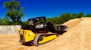  JCB 300T compact track loader was used during the original construction of the Baker Factory tracks last year.