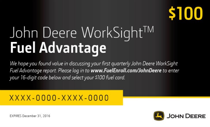 John Deere WorkSight fuel advantage program designed to improve operational efficiency