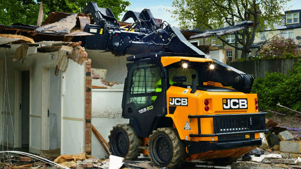 Demolition package is available on any new JCB skid steer or compact track loader model.