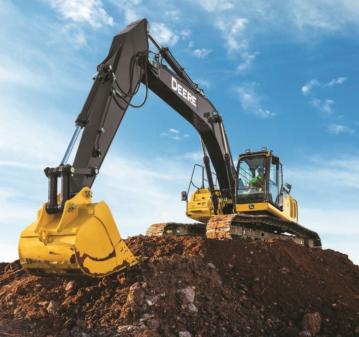 John Deere’s 300G LC excavator.