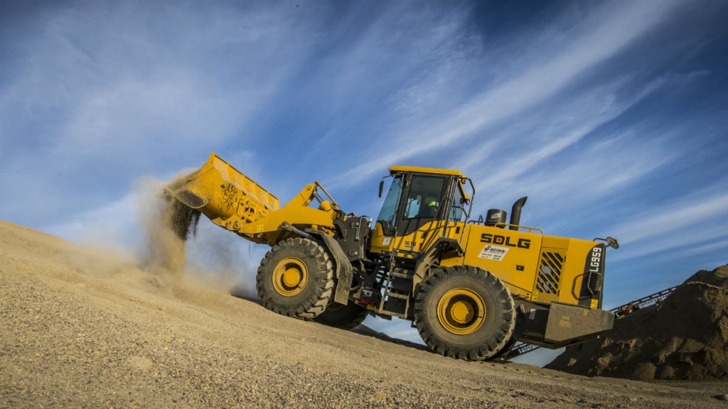 SDLG LG959 wheel loader.