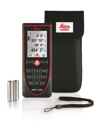 Leica laser distance meter works even in sunny weather