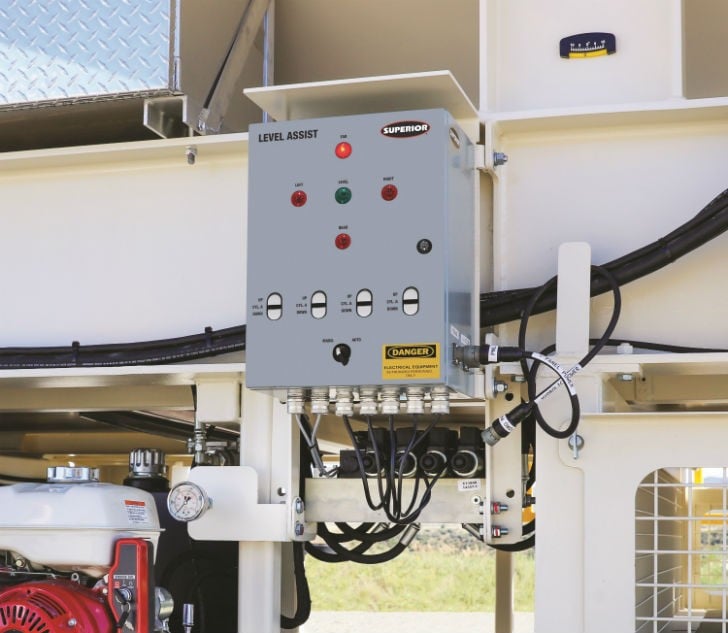 Level Assist speeds one of the most time-consuming steps in portable plant installation.