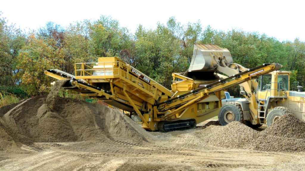 Spyder 514TS Portable Screening Plant.