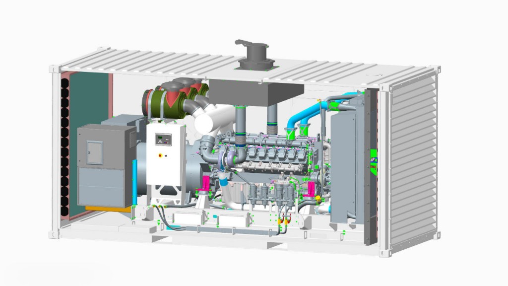 Rolls-Royce will present the MTU Onsite Energy 20' Container Diesel Generator Set based on Series 2000 engines on stand 314 in Hall A4 space at Bauma. It is available for 12V and 16V engines.