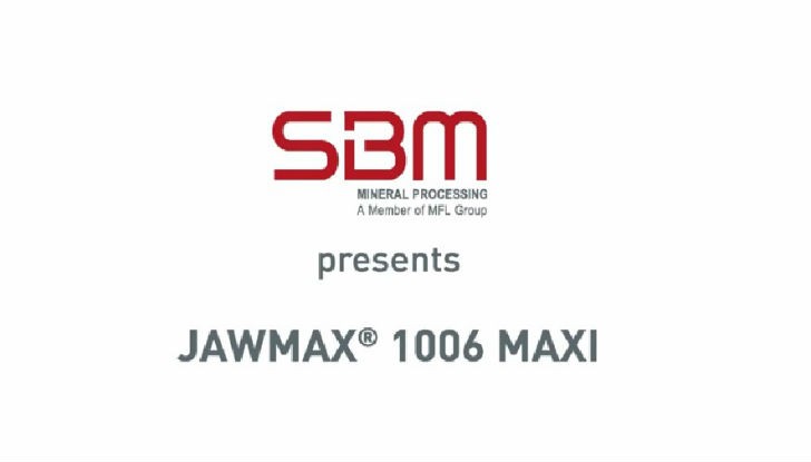 3D animation of the SBM Jawmax 1006 Maxi in action