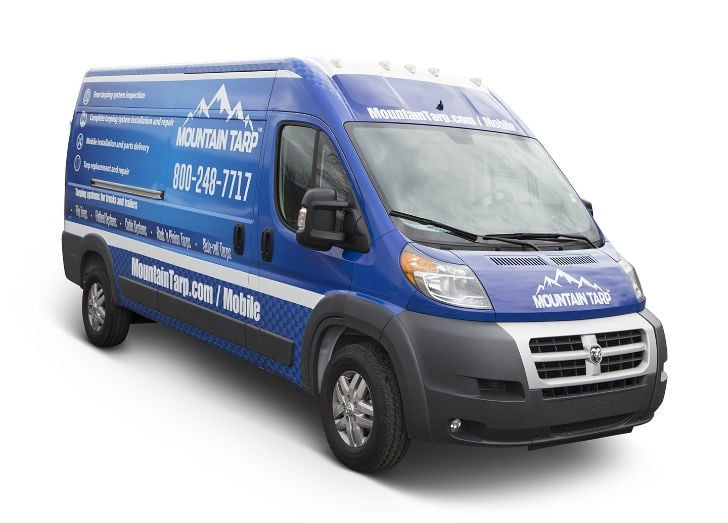 Mountain Tarp uses Ram ProMaster 2500 cargo vans for Mobile Service Program.