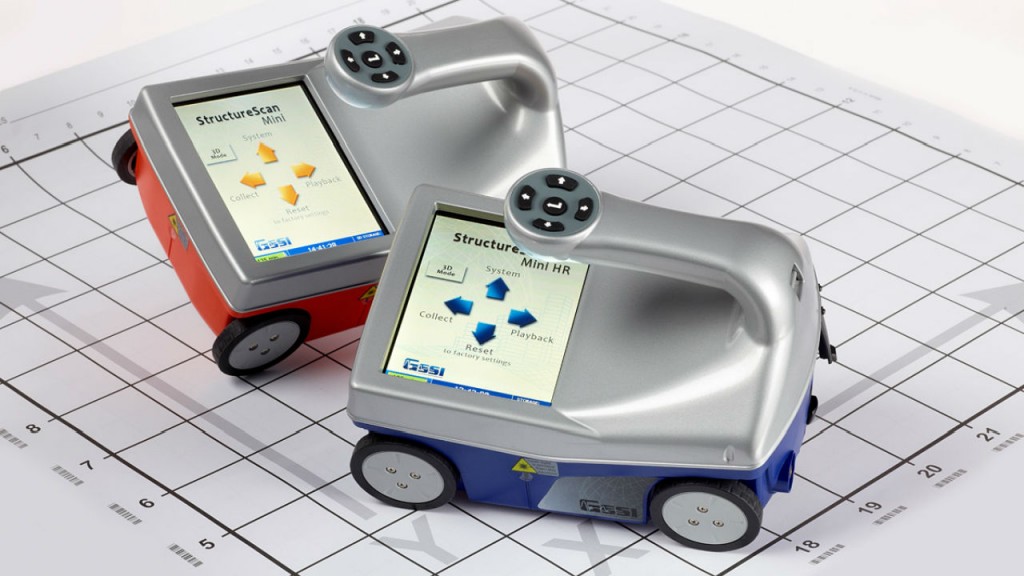 The StructureScan Mini and the StructureScan Mini HR GPR system.