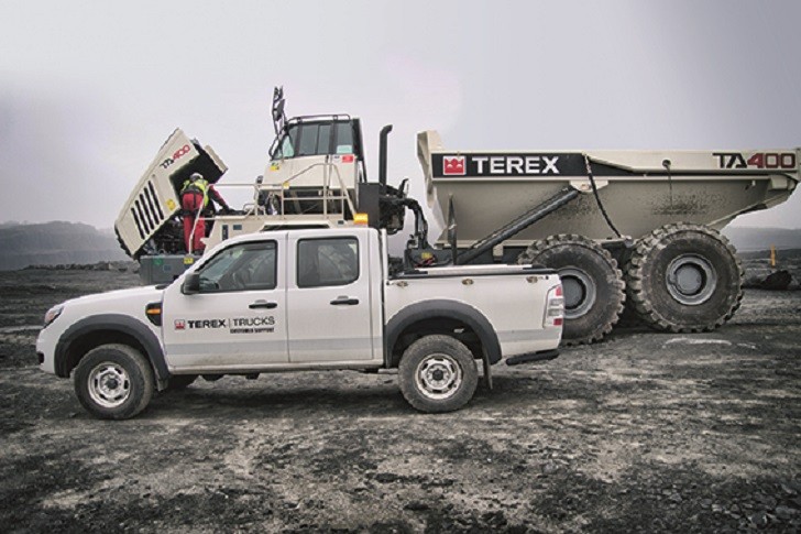 TA400 articulated dump truck.