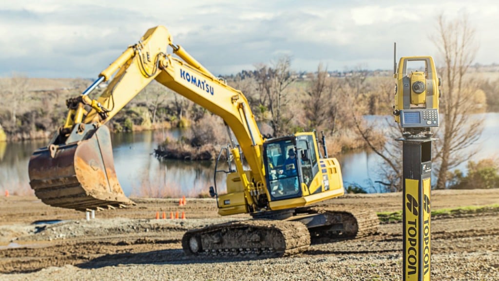 Topcon X-53i LPS Excavator Positioning System.