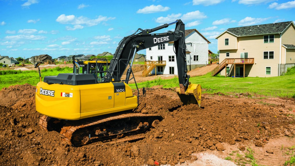 John Deere 160G LC excavator.