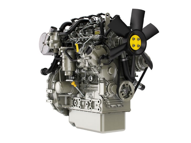 Perkins 404F-E22TA engine with Tier 4 Final emission standards.