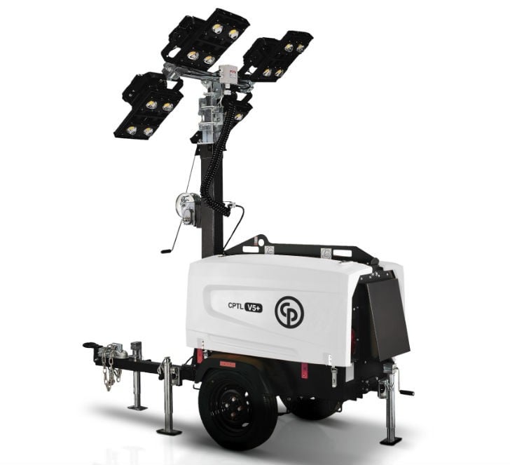 Chicago Pneumatic launches first LED light tower 
