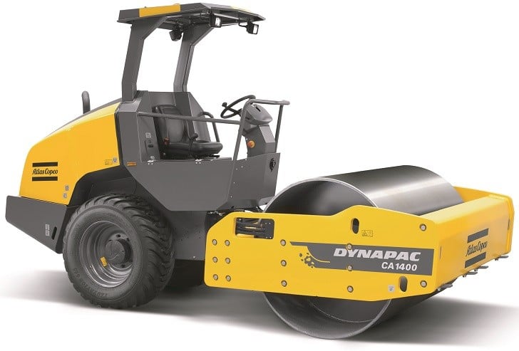 Atlas Copco’s CA1400 soil roller allows for high maneuverability and utilization across many applications, including compaction in pipe trenches and on roads, streets and parking lots.