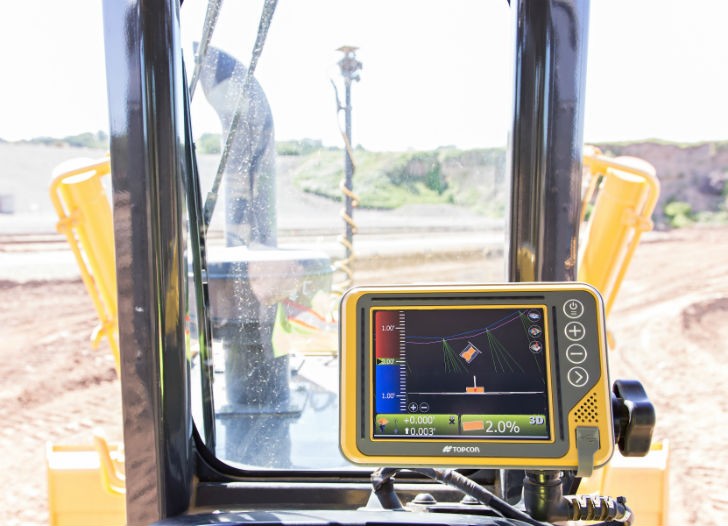 The i-53 dozer machine control system.