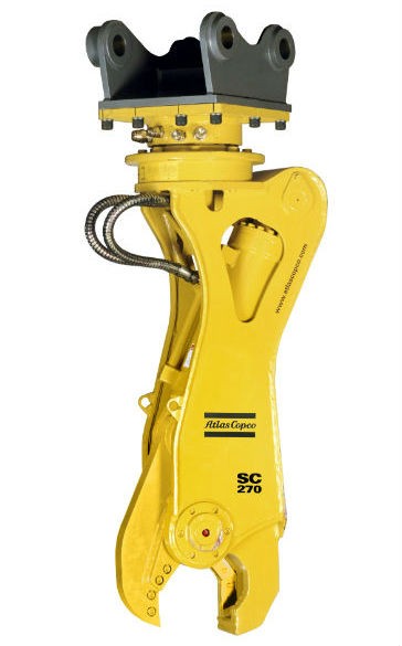 Atlas Copco scrap cutter SC 270 is part of the Atlas Copco silent demolition tools line. 