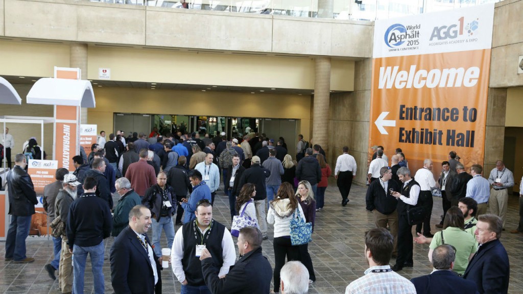 2016 World of Asphalt Show & Conference and AGG1 Academy & Expo will in Nashville, Tennessee.