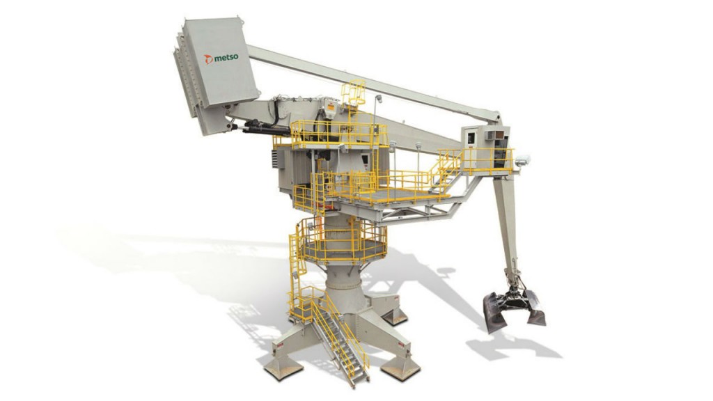 Metso MBC 95/29 balance crane has been designed for optimum safety, durability, and reduced maintenance costs.