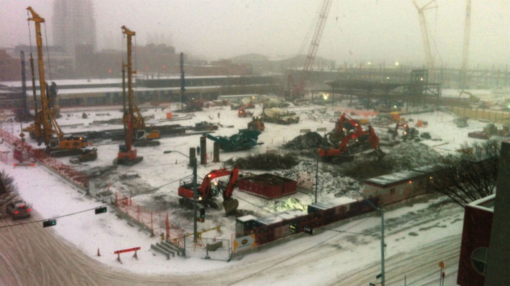 The new Rogers Place Arena is scheduled to open fall 2016.