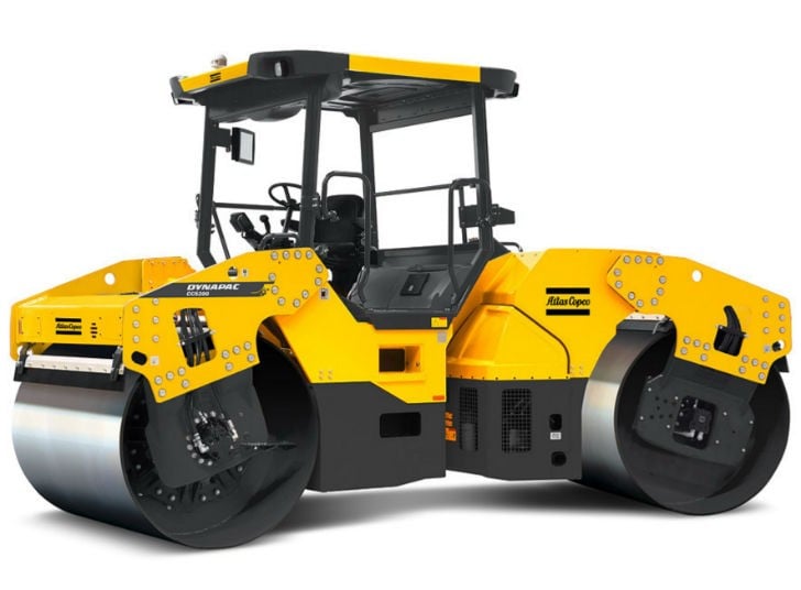 The Atlas Copco CC4200, CC5200 and CC6200 tandem rollers are fast and simple to maintain with easily accessible parts.