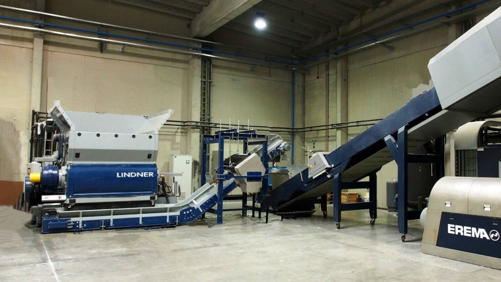 Lindner shredder boosts efficiency in the production of high-grade recycled materials