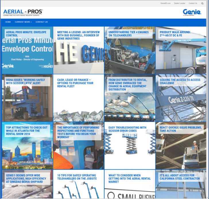 Genie Aerial Pros launch its new education-focused website dedicated to educating the aerial industry. 