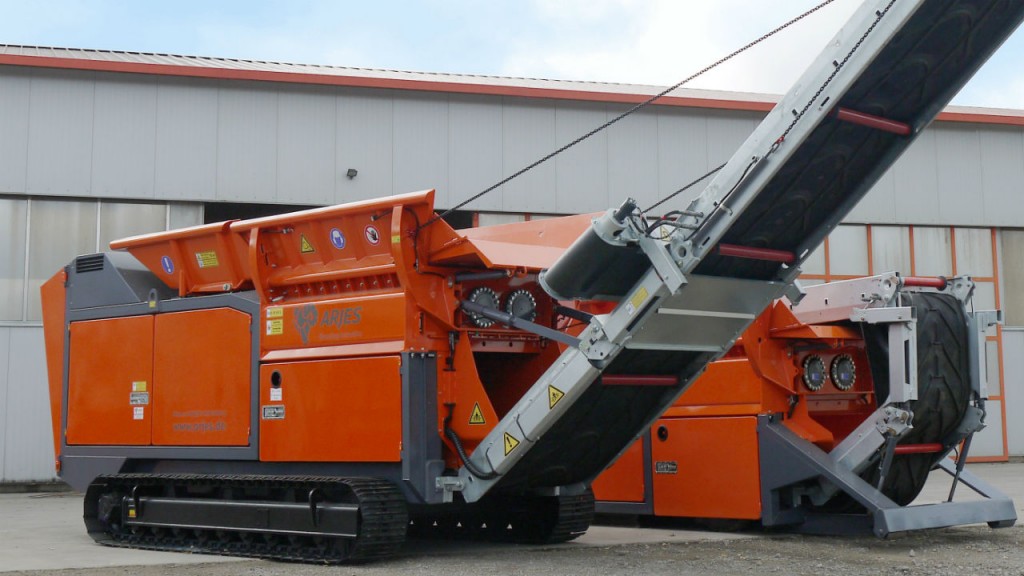 The ARJES VZ 850 DK primary shredder can be fitted with Volvo Penta’s TAD1643VE and TAD1672VE engines.