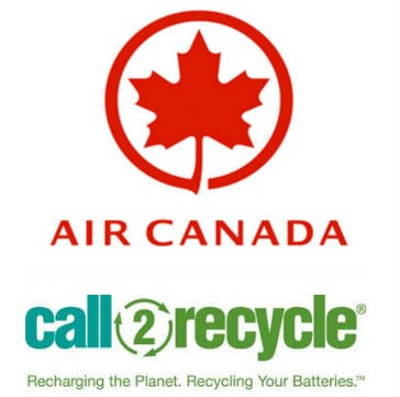 Air Canada’s battery recycling program up and flying