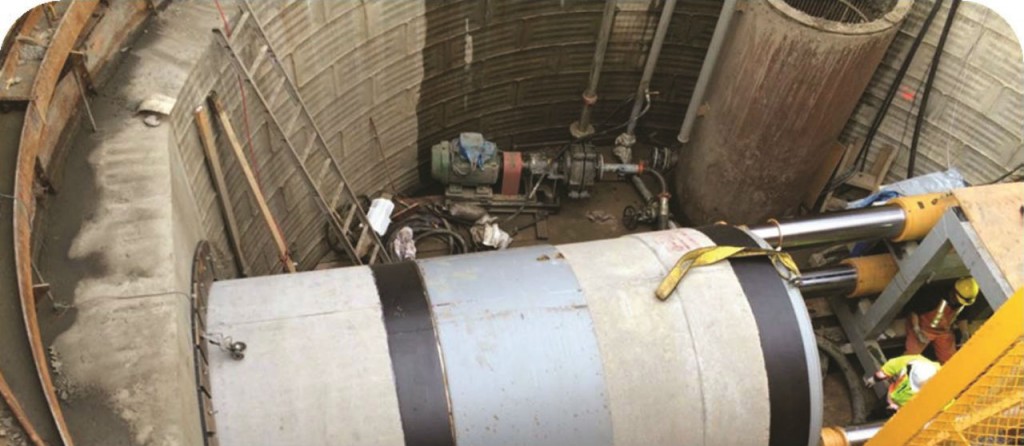 The design of the SA1a truck sewer required trenchless construction in three stages, including a 262-m drive underneath the Anthony Henday ring road. The design of the SA1a truck sewer required trenchless construction in three stages, including a 262-m drive underneath the Anthony Henday ring road.