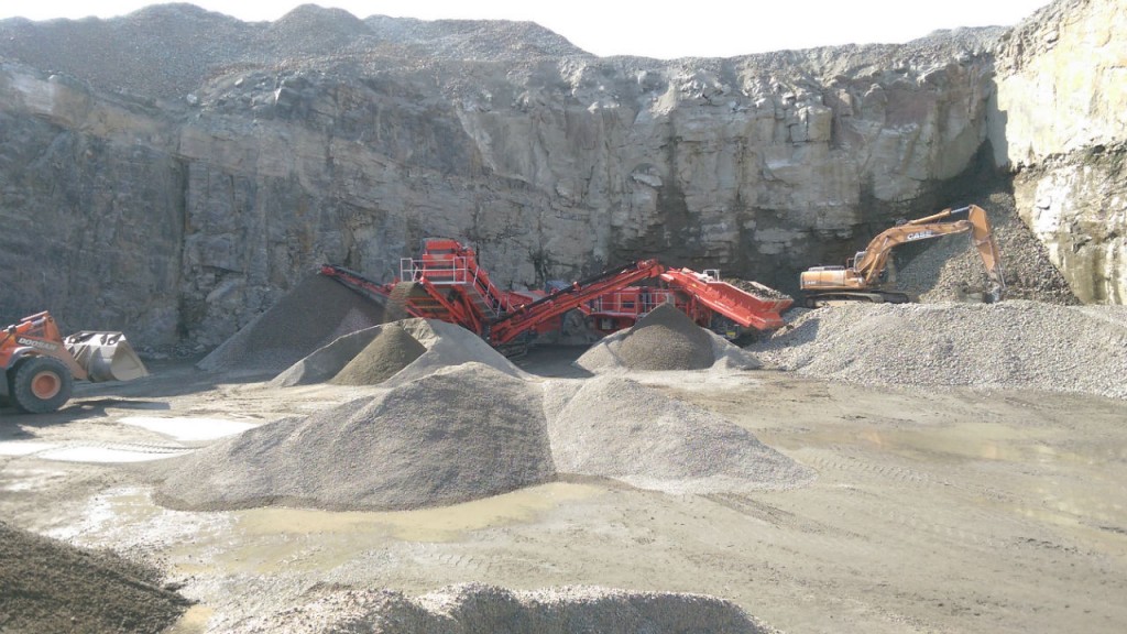 Terex Finlay C-1540 cone crusher & 674  inclined screener.