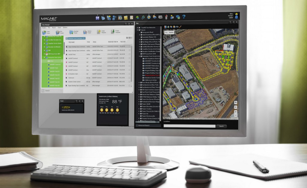 With the direct communication from MAGNET to Bentley’s ProjectWise, users of Topcon’s MAGNET and 3D-MC software solutions can now, while working in the field, access or receive i-models created by Bentley’s OpenRoads design.