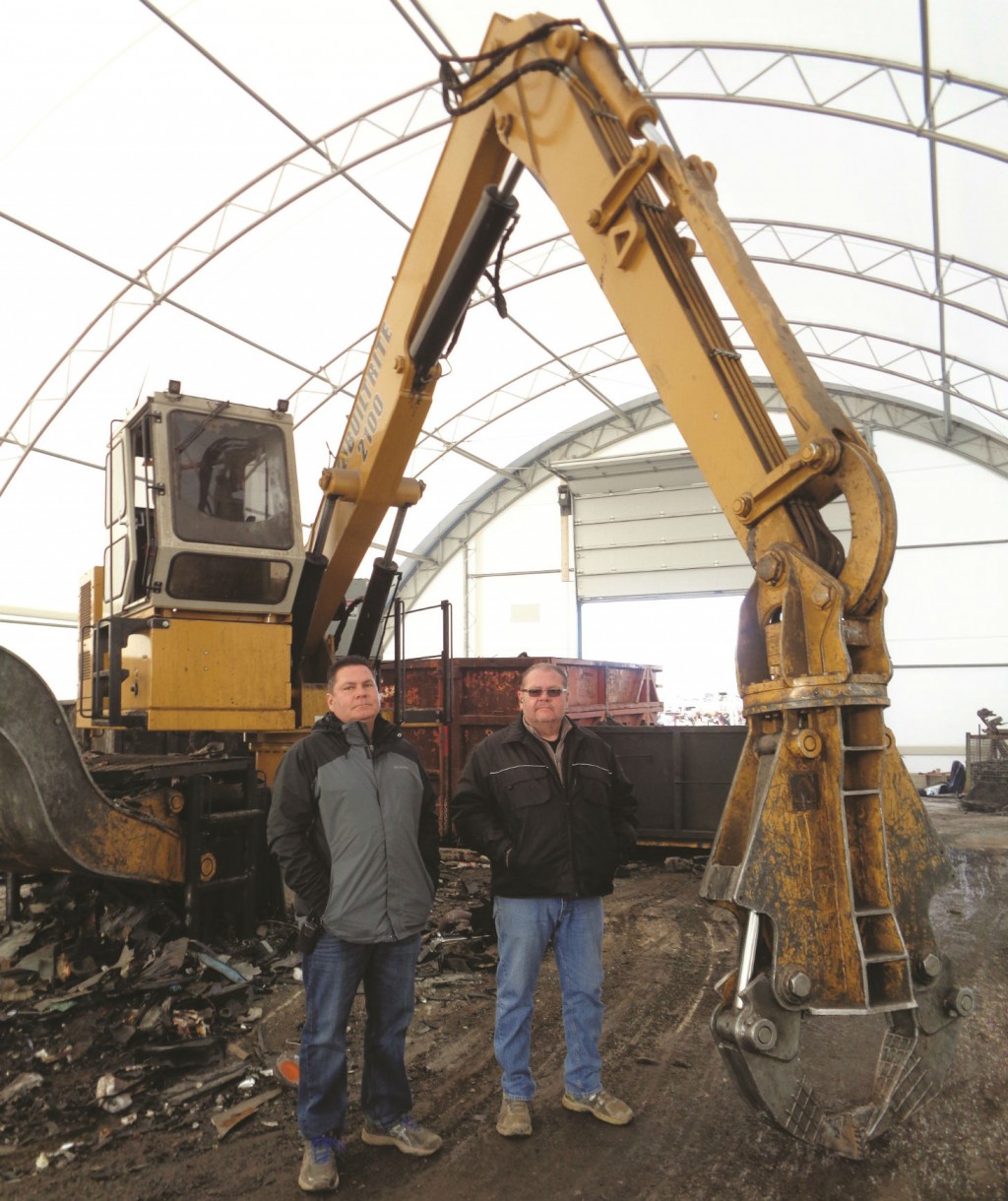 The McDonald brothers of Bodyline Auto Recyclers, Hamilton, Ontario.