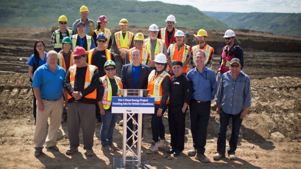 Site C is celebrating an employment milestone. More than 1,000 British Columbians are now on working on the clean energy project!