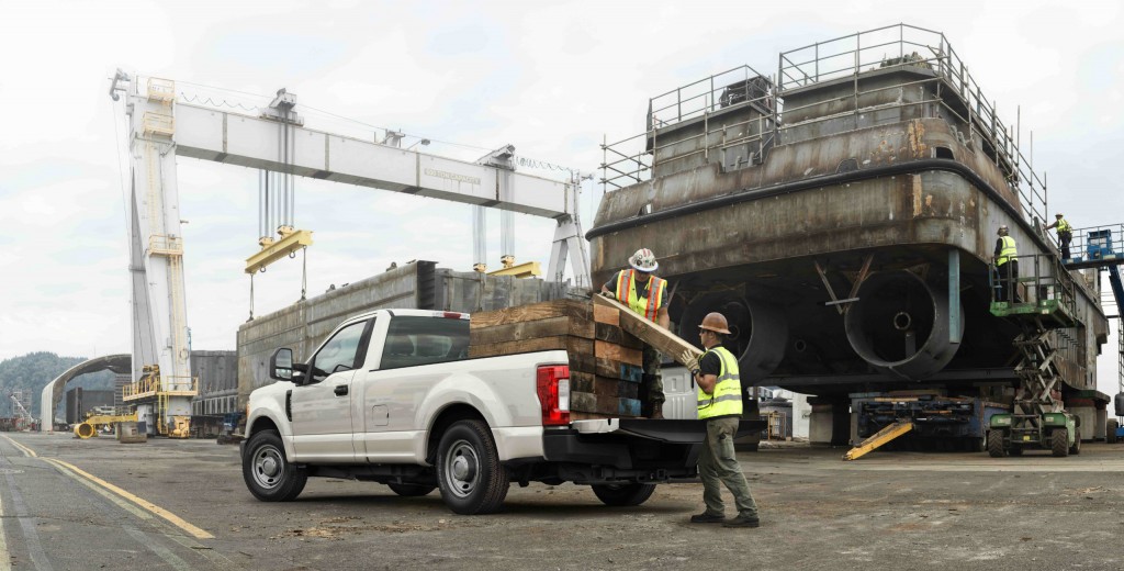 Every Super Duty pickup truck include an all-new, fully boxed frame that is more than 95 percent high-strength steel and up to 24 times stiffer than the previous frame to support increased towing and hauling.