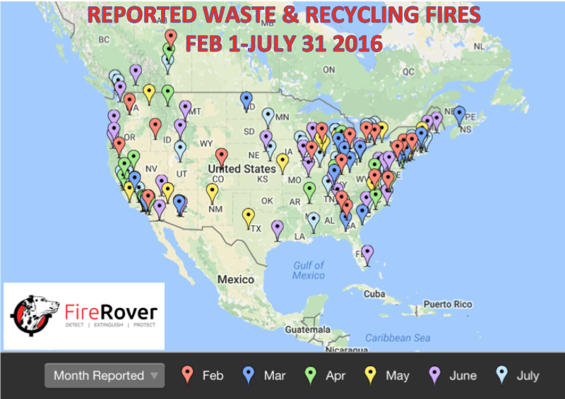 150 facility fires reported in the waste & recycling industry in six months